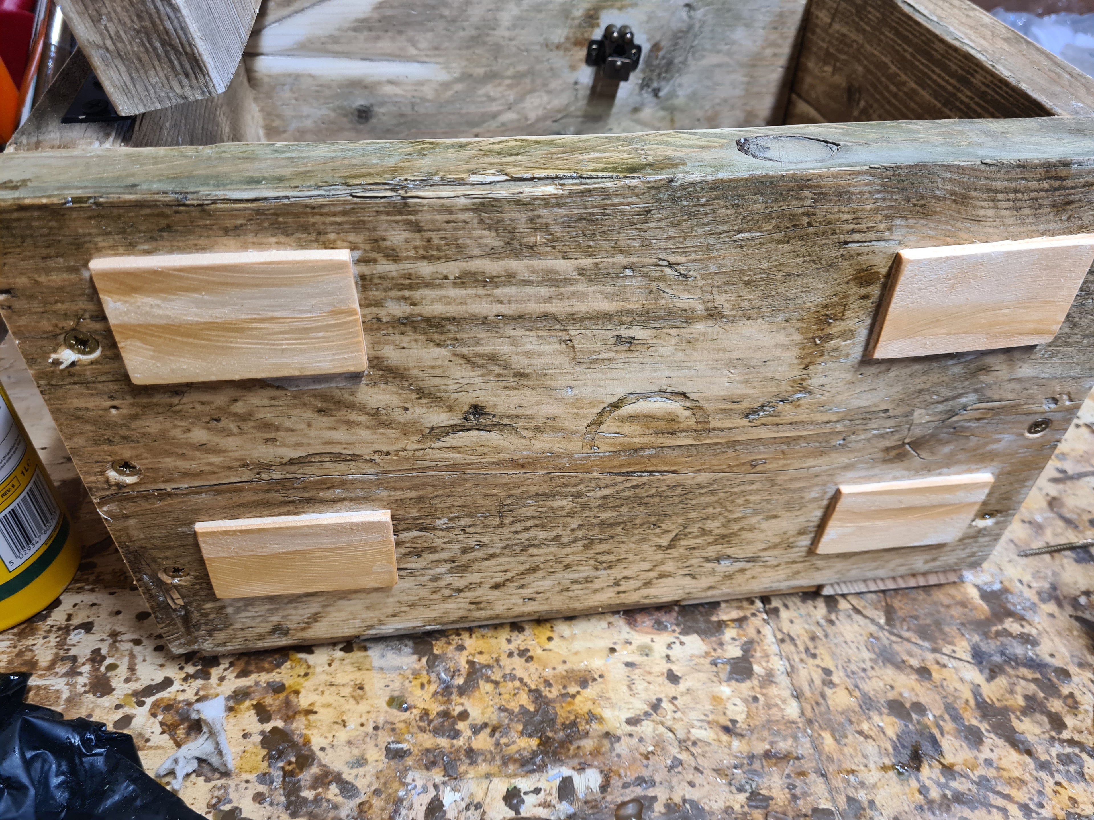 Rustic handcrafted Reclaimed Bedside Cabinet (Pair)