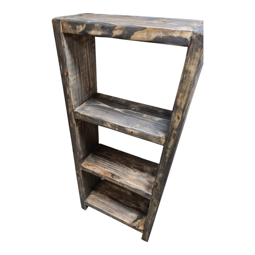 Rustic Handmade Bookcase osmo terra (dark oak tint) premium finish, storage unit
