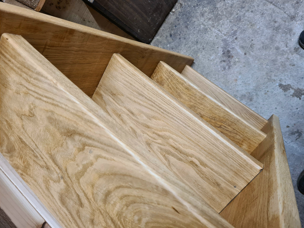 Oak Bookcase Handcrafted 27mm Thick 100% Solid OAK, Storage, Display Shelf
