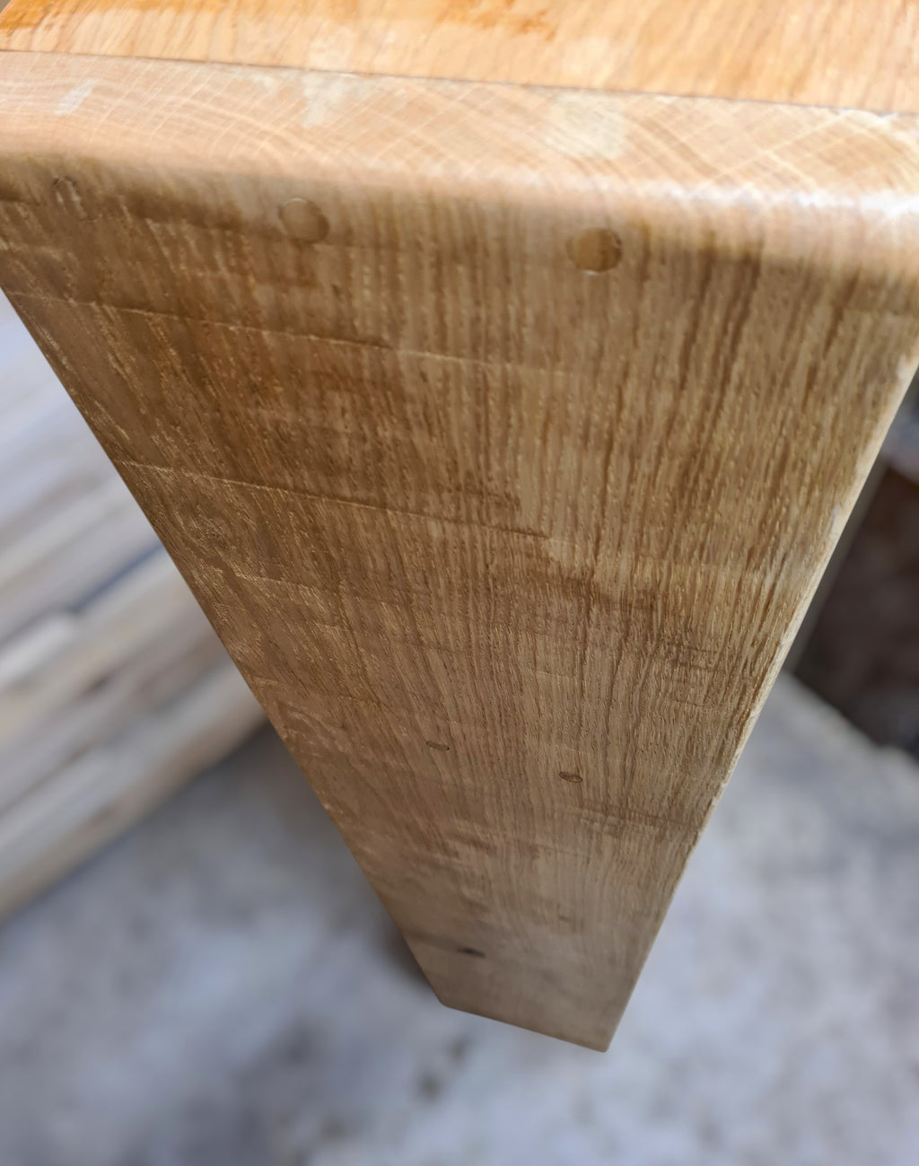 Oak Bookcase Handcrafted 27mm Thick 100% Solid OAK, Storage, Display Shelf
