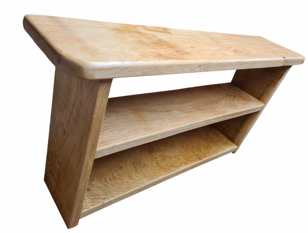 Shoe rack Bench 100% OAK, Handcrafted, Solid 27mm Thick, Hallway storage