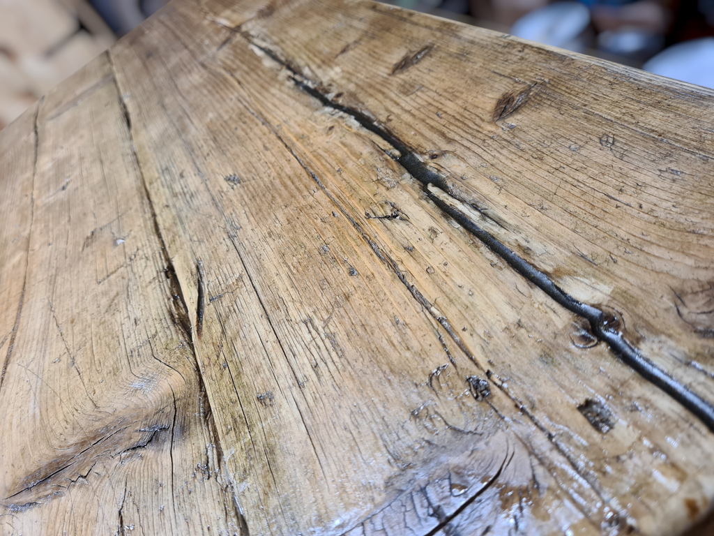 Rustic Coffe Table ,Kintsugi-Style Epoxy ,Osmo PolyX, Reclaimed Timber,, Solid Wood