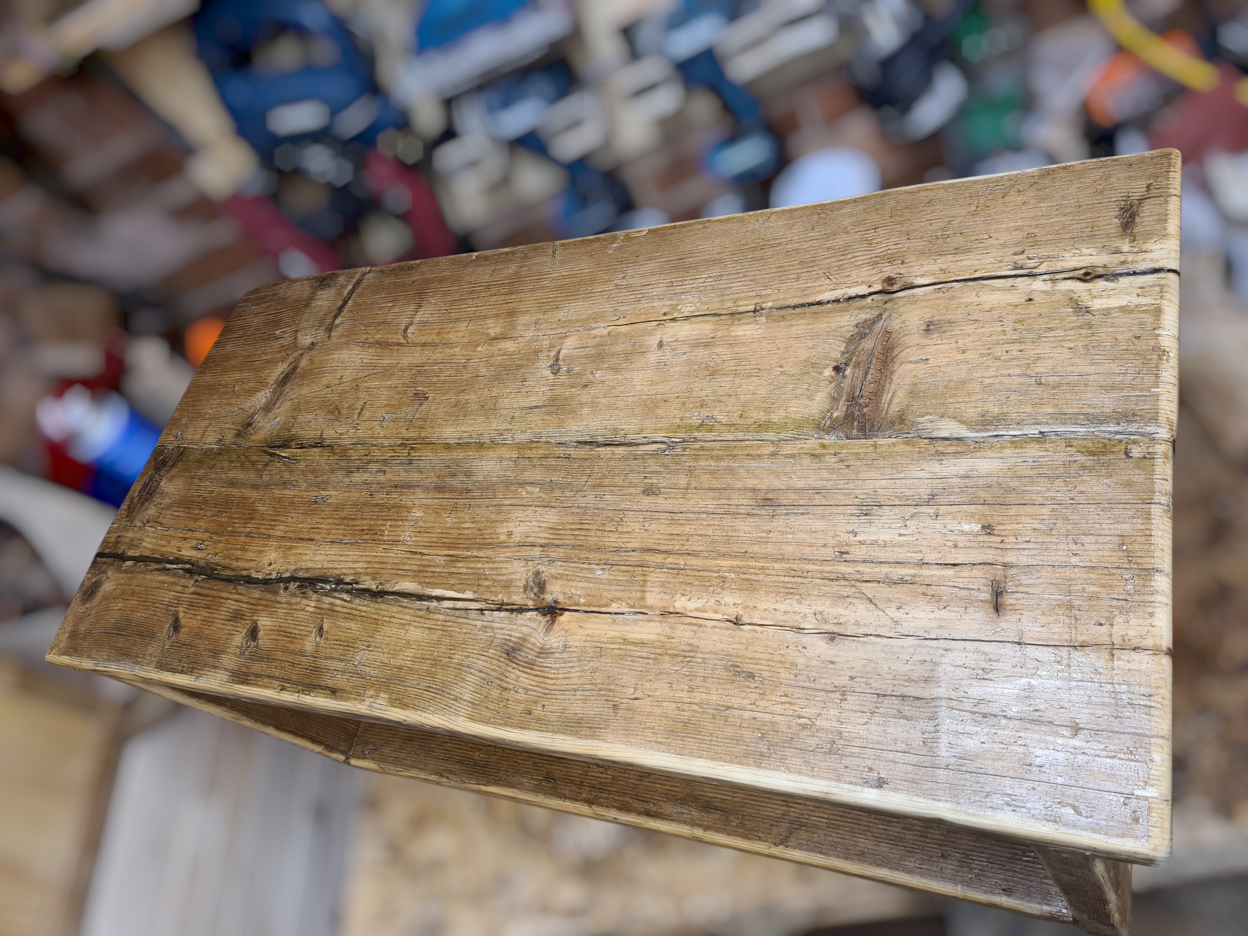 Rustic Coffe Table ,Kintsugi-Style Epoxy ,Osmo PolyX, Reclaimed Timber,, Solid Wood