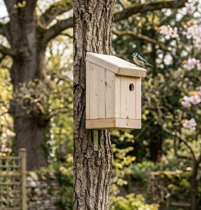 Bird Fortress, Handcrafted, Heavy Duty, 2inch Thick solid wood