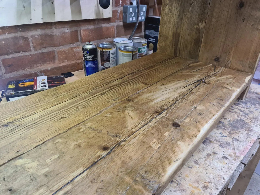 Rustic Coffe Table,Osmo PolyX, Reclaimed Timber, Kintsugi-Style Epoxy, Solid Wood