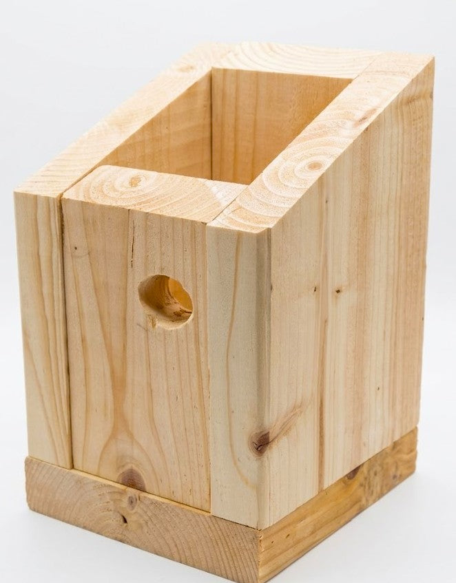 Bird Fortress, Handcrafted, Heavy Duty, 2inch Thick solid wood