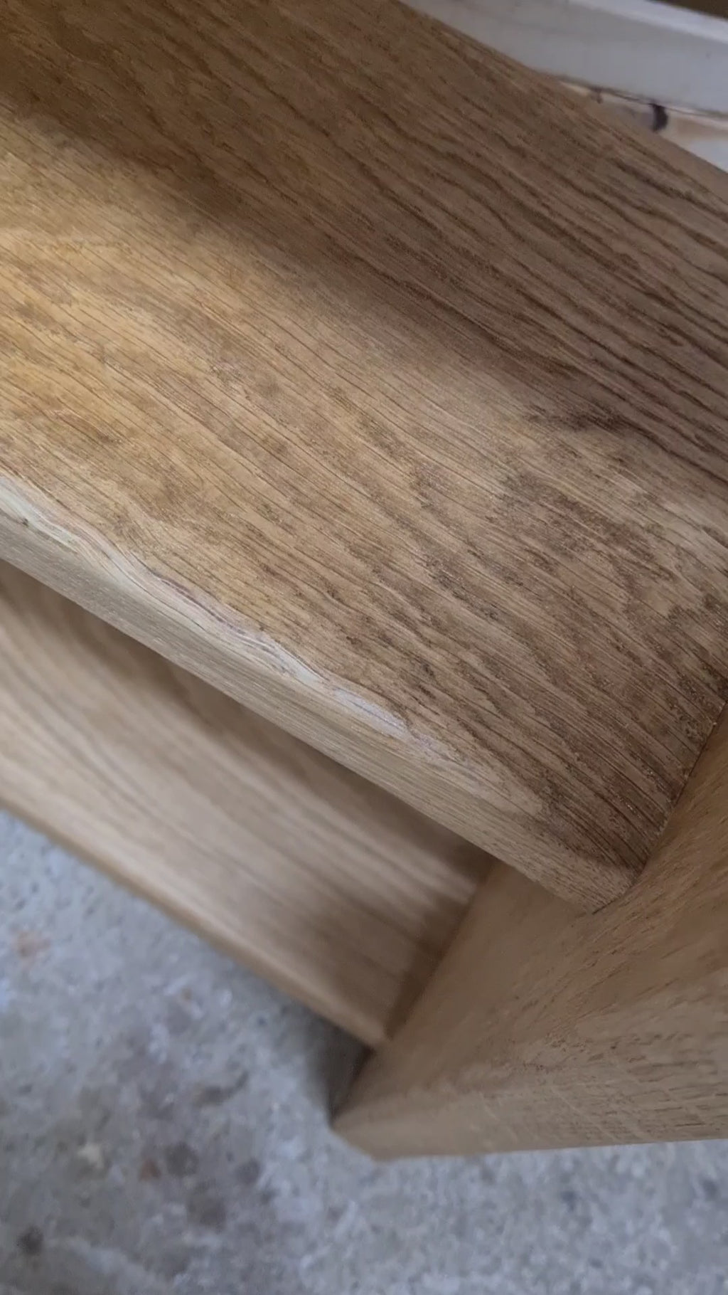 Oak Bookcase Handcrafted 27mm Thick 100% Solid OAK, Storage, Display Shelf