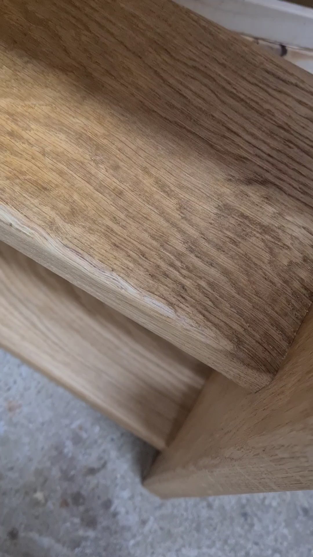 Oak Bookcase Handcrafted 27mm Thick 100% Solid OAK, Storage, Display Shelf