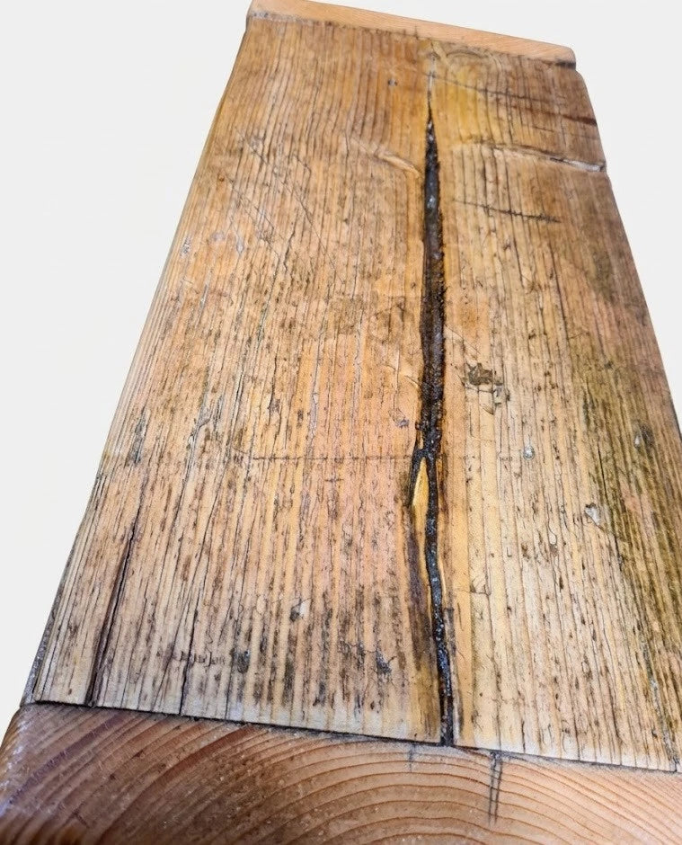 Rustic reclaimed Scaffold Board Bookcase -solid wood, premium finish