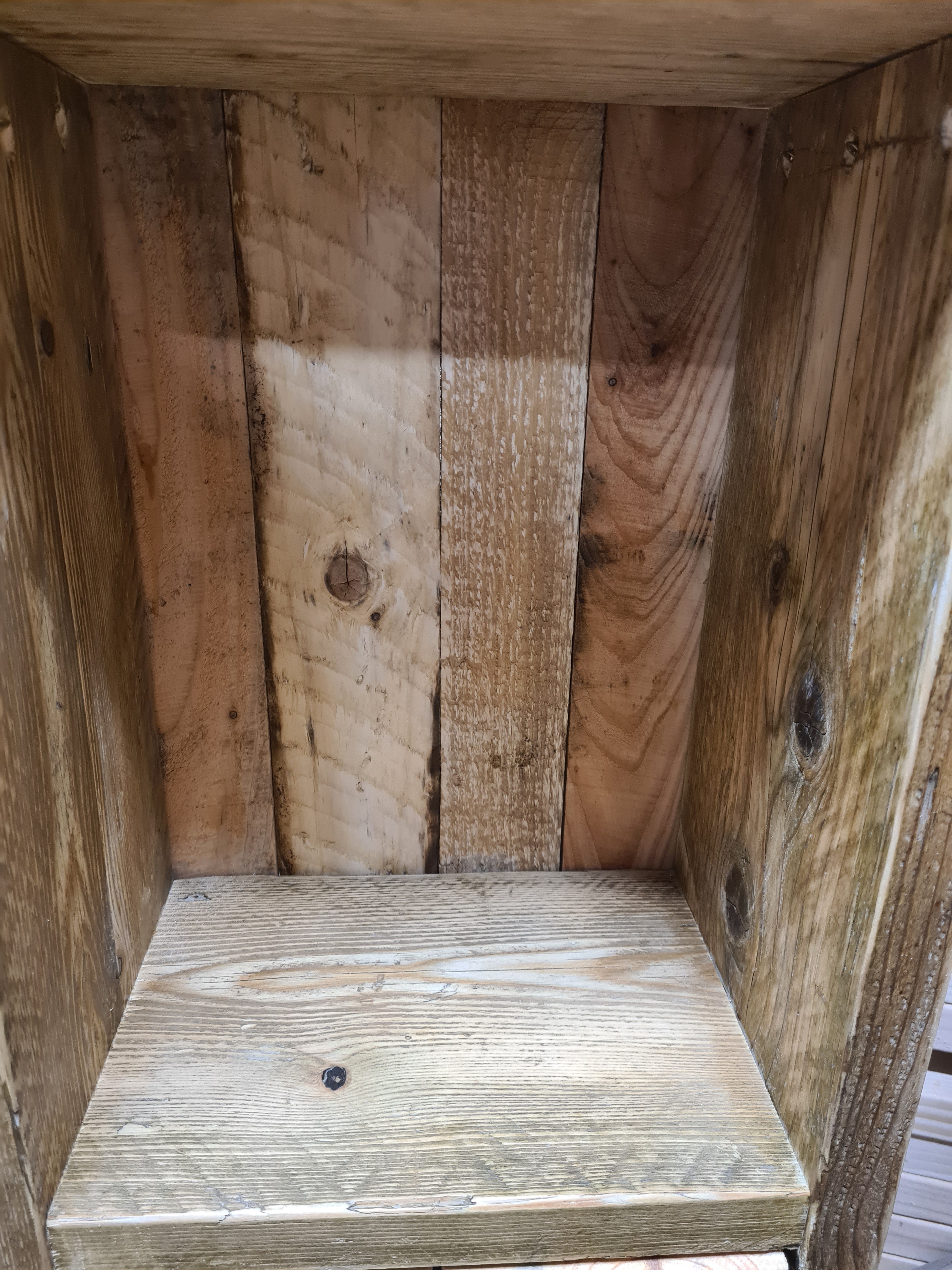 Rustic reclaimed Timber Tower Cabinet, solid Wood,storage,farmhouse Decor